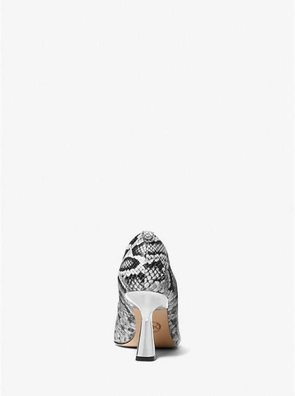 Clara Snake Embossed Leather Pump