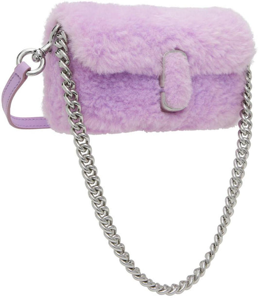 Purple 'The Mini Faux-Fur' Bag