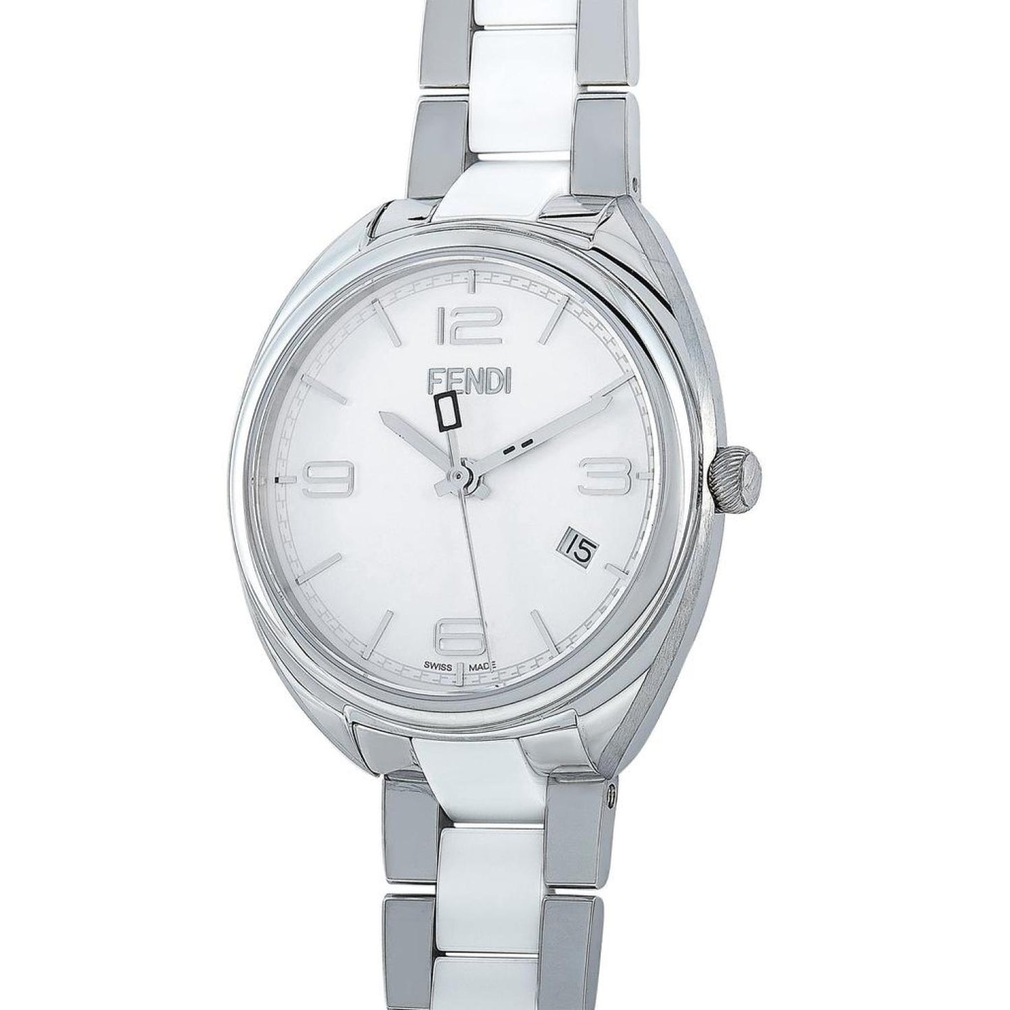 Fendi Momento White Quartz Watch F211034004