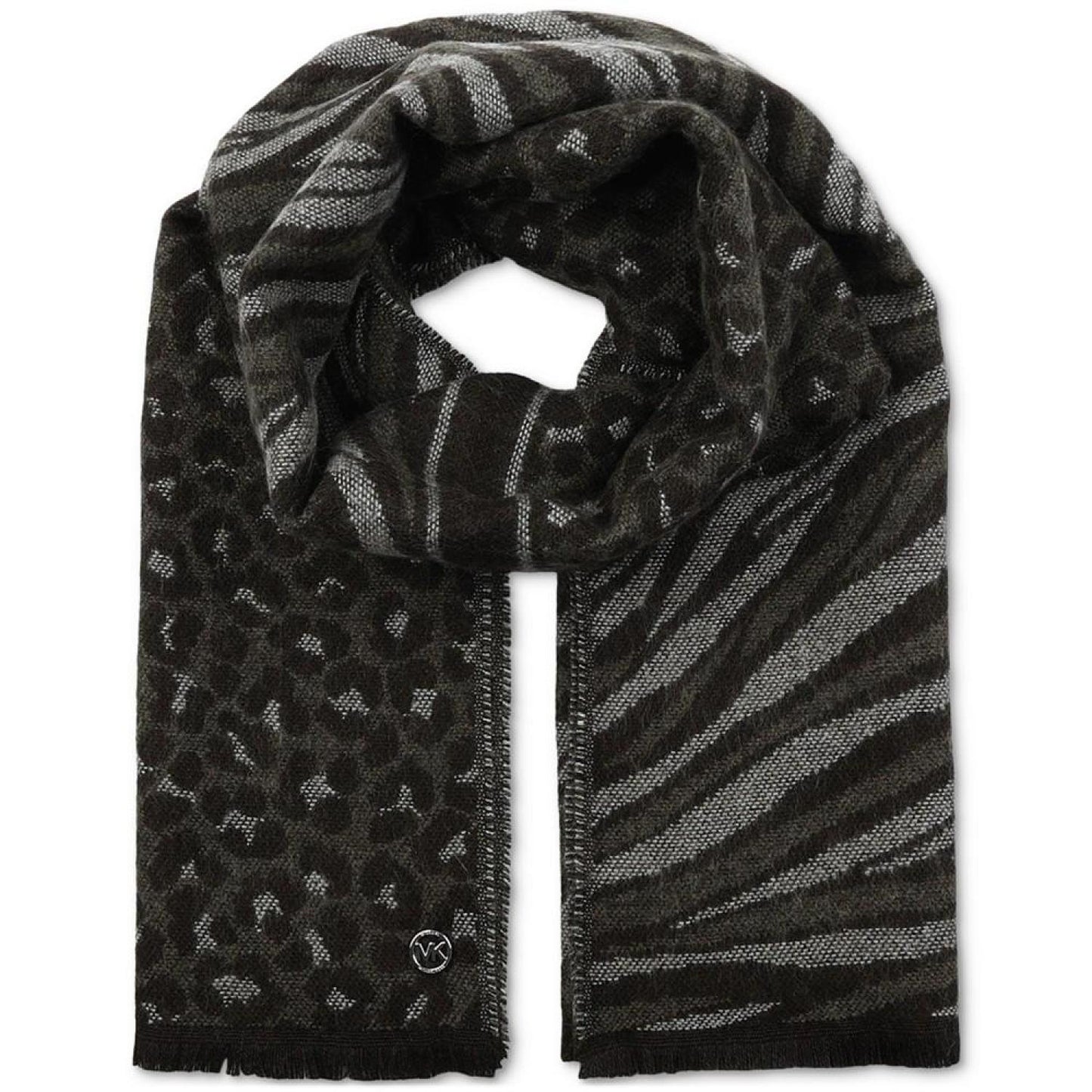 Women's Animal-Print Jacquard Scarf