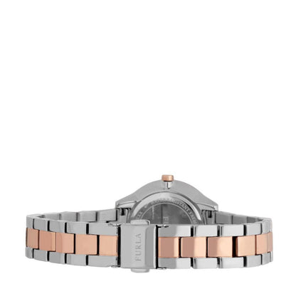 Furla Women's Metropolis Silver Dial Stainless Steel Watch