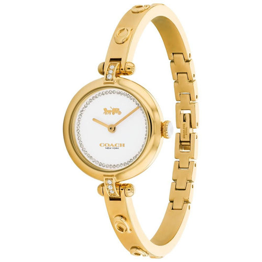 Women's Cary Gold-Tone Bangle Bracelet Watch, 26mm