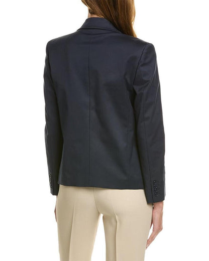 Michael Kors Twill Button Jacket