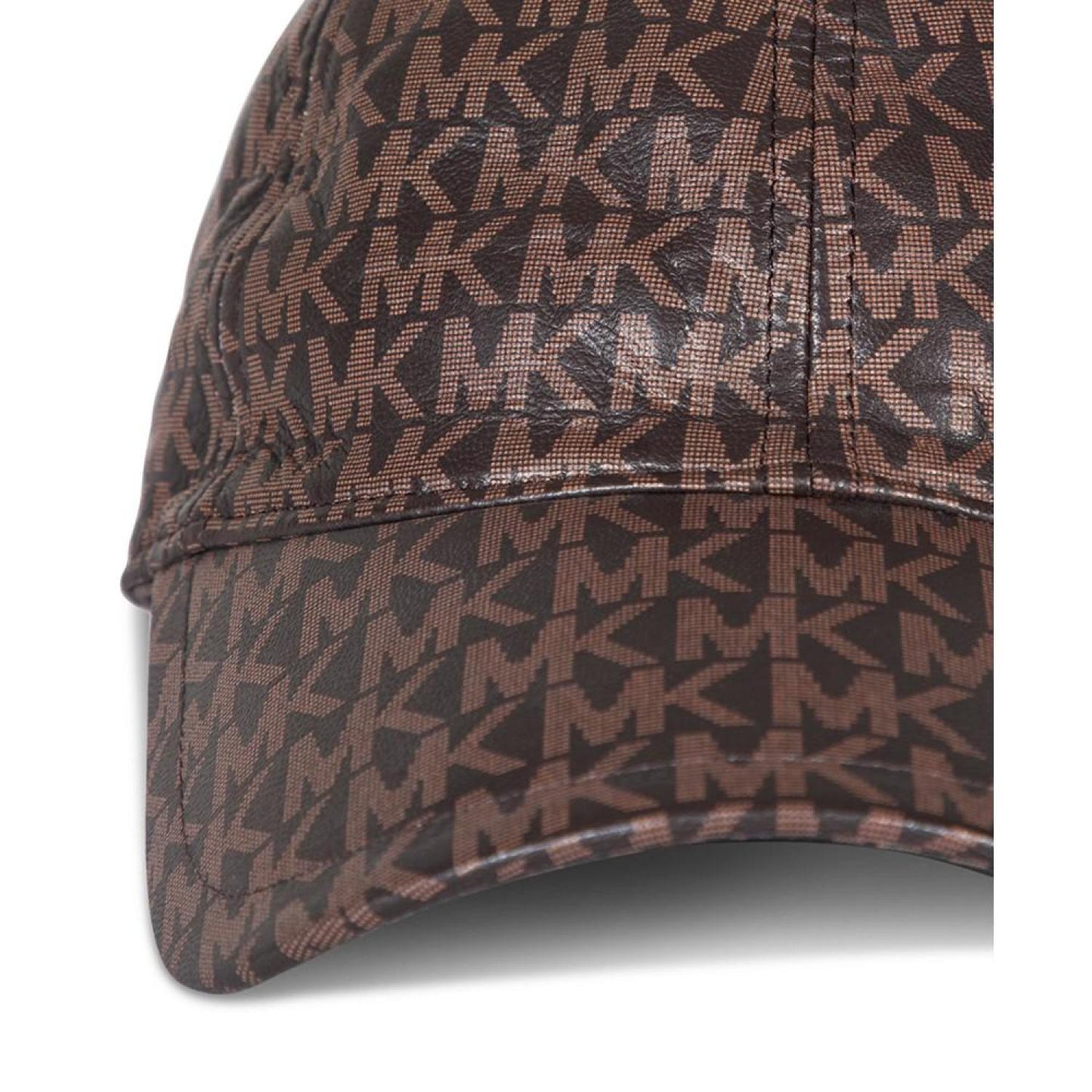 Women's Printed Leather Baseball Cap