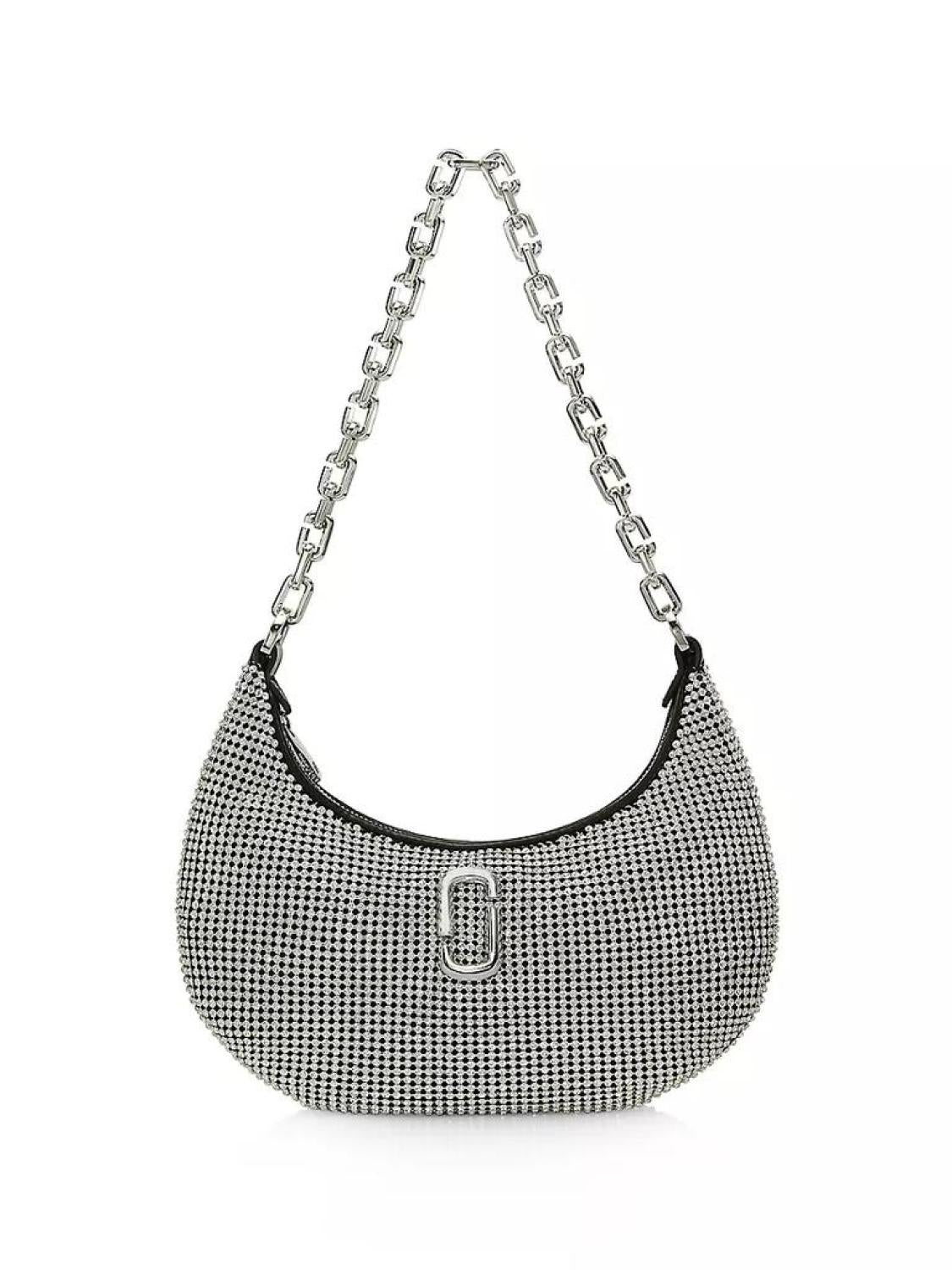 The Small Rhinestone Curve Bag