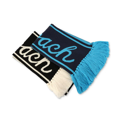 Women's Varsity Logo Knit Fringe-Trim Scarf