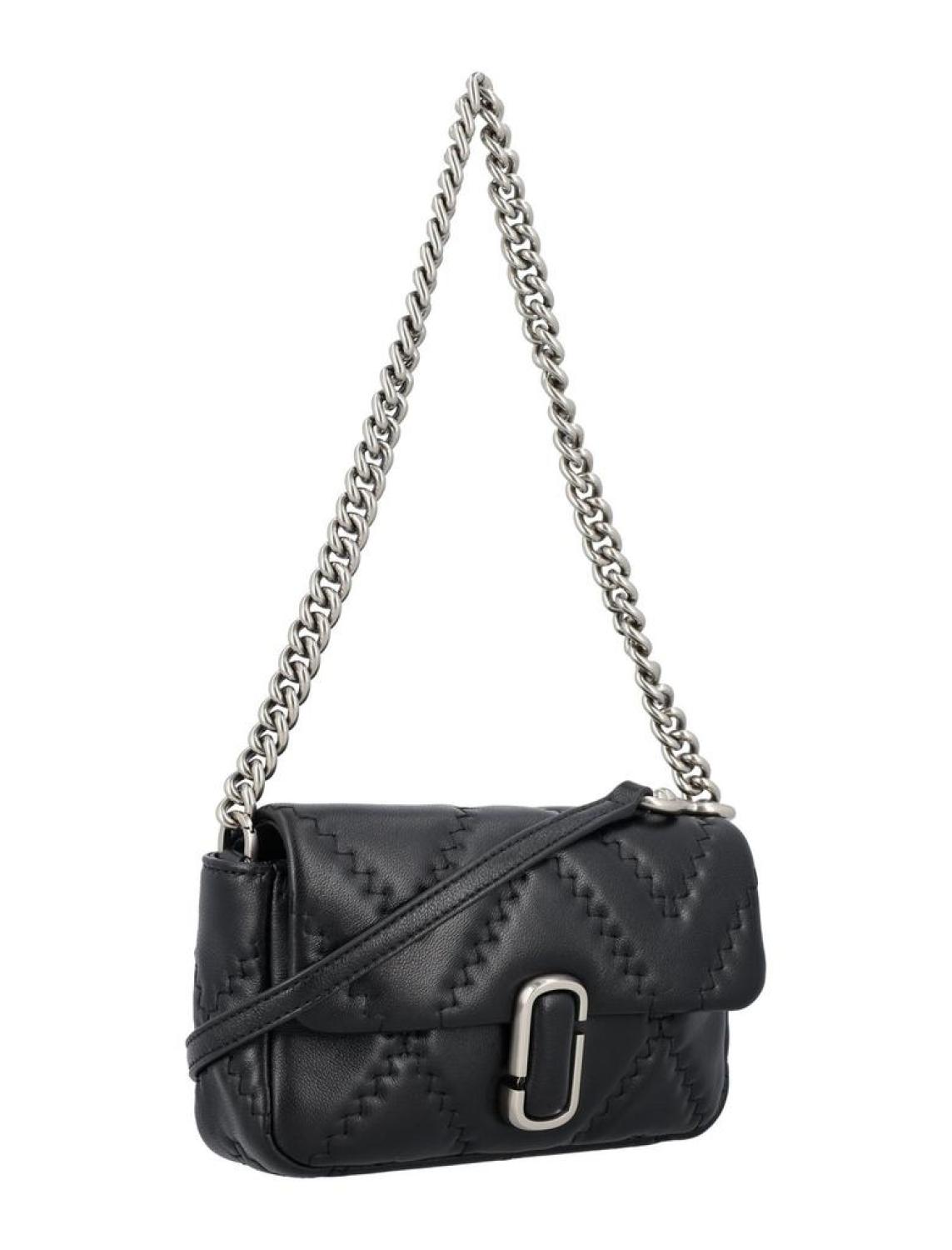 Marc Jacobs Logo Plaque Quilted Shoulder Bag