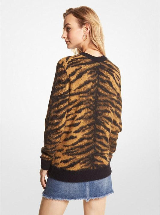 Brushed Tiger Jacquard Sweater