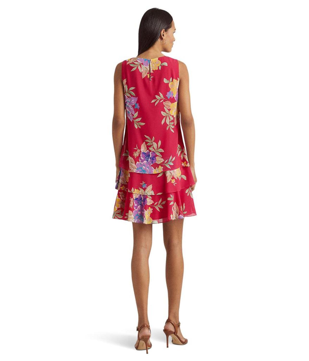 Floral Georgette Shift Dress