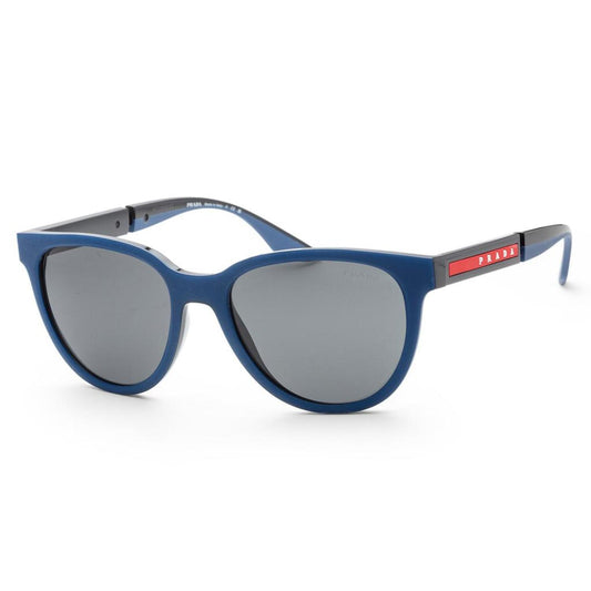 Prada Men's PS05XS-02S06F-54 Linea Rossa 54mm Navy Rubber/Black Sunglasses