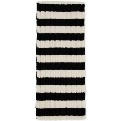 Women's Bicolor Stripe Knit Scarf