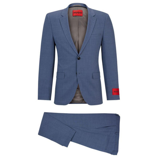 Extra-slim-fit suit in performance-stretch fabric