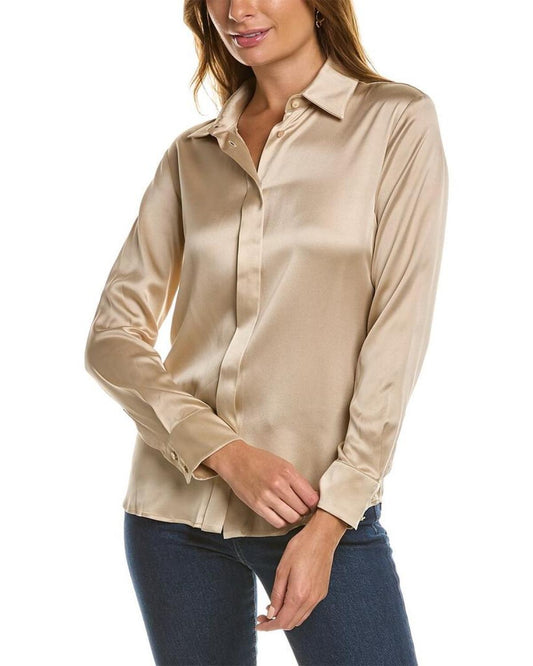 Max Mara Studio Lisa Silk-Blend Shirt