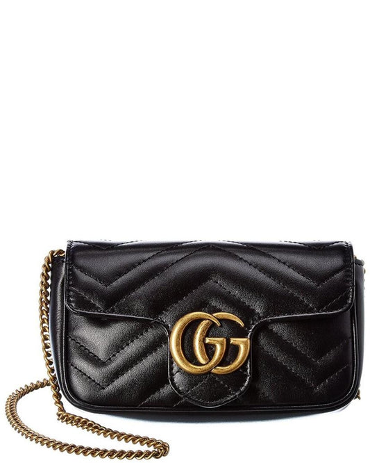 Gucci GG Marmont Super Mini Matelasse Leather Crossbody