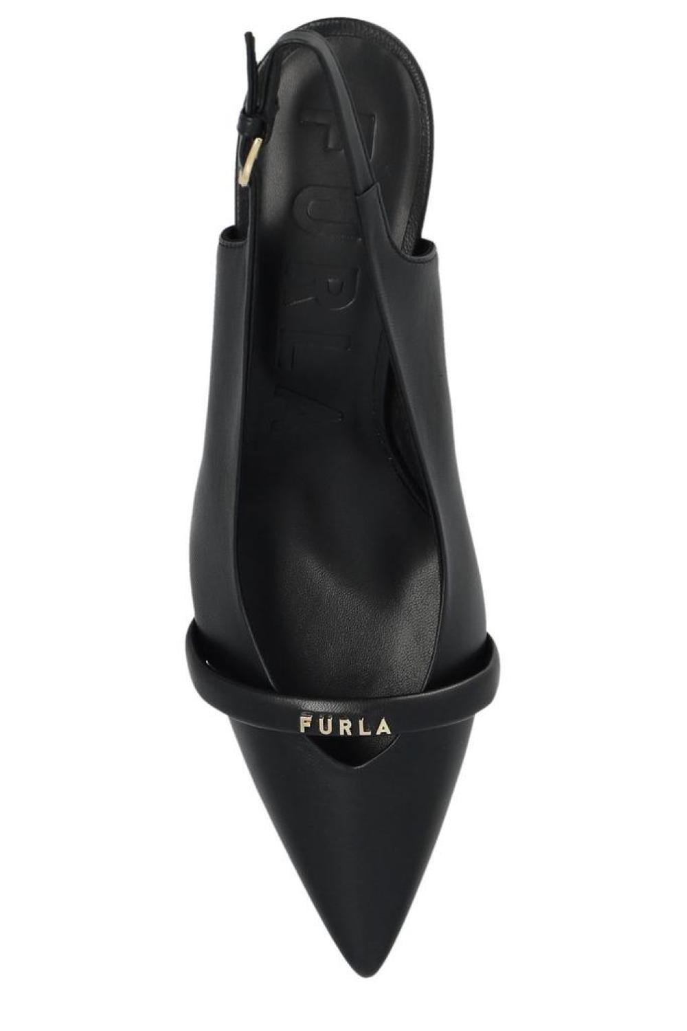 Furla Pointed Toe Slingback Pumps