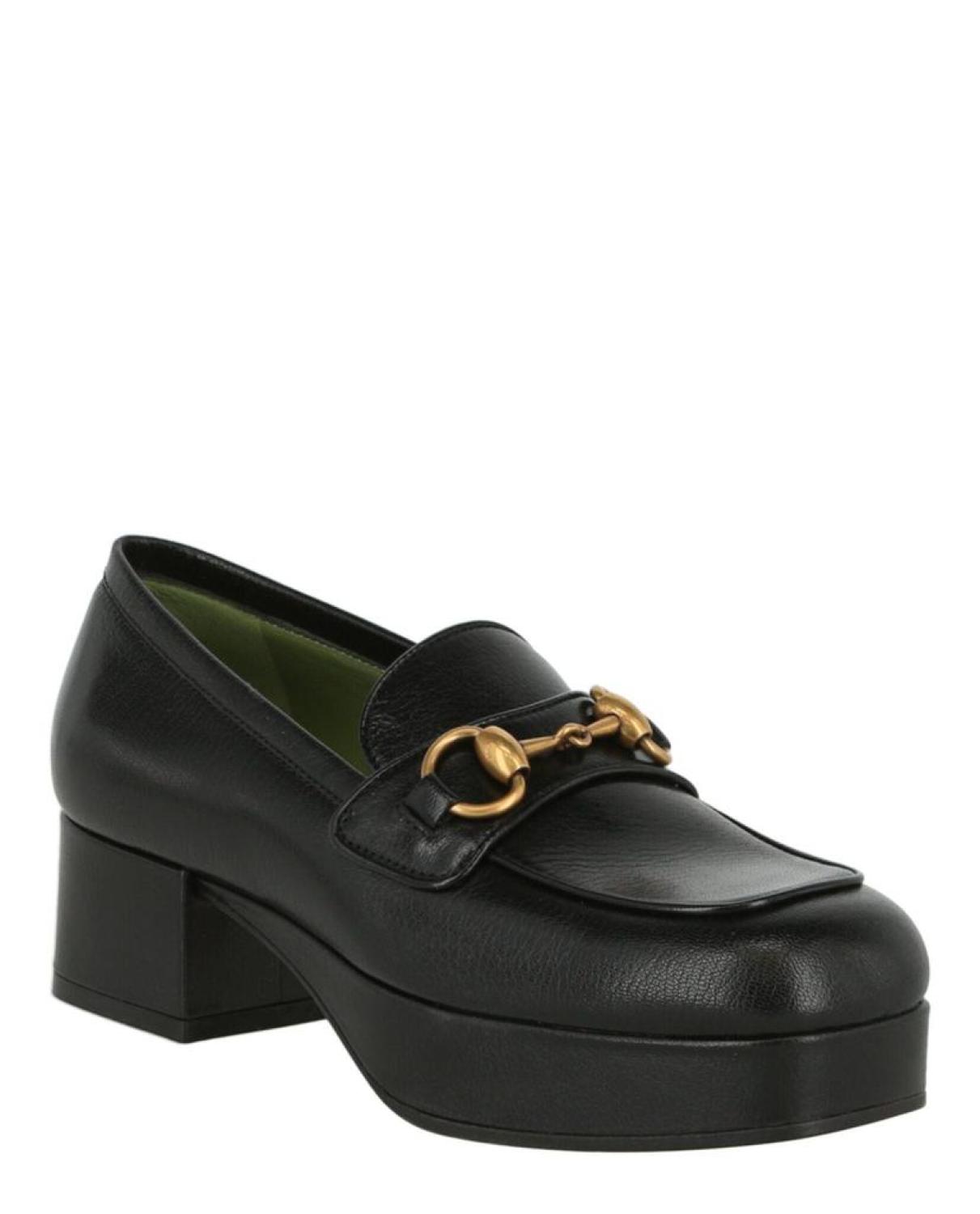 Houdan Leather Platform Loafer