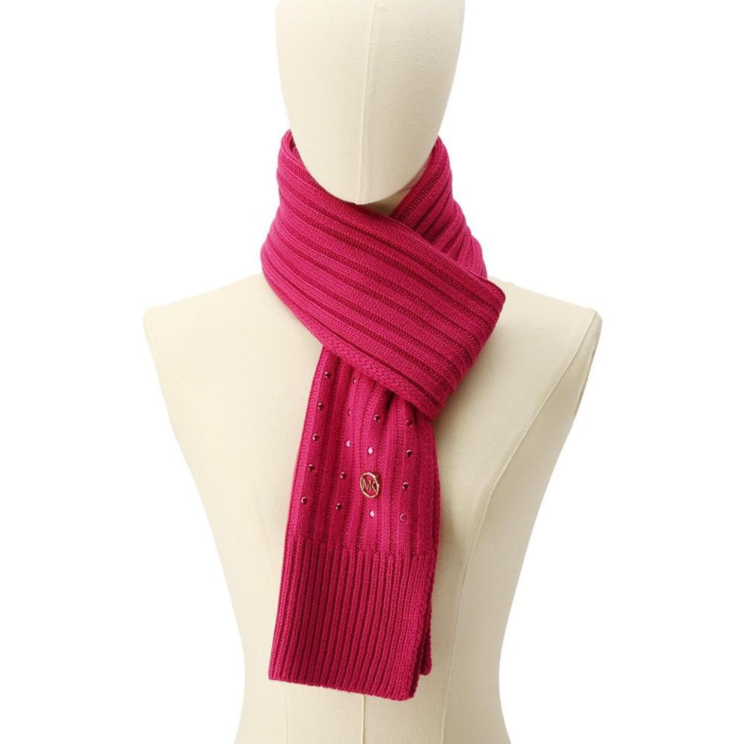 Women's Ribbed Embellished Scarf