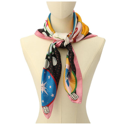 Women's Fortune Spinner Silk Square Bandana