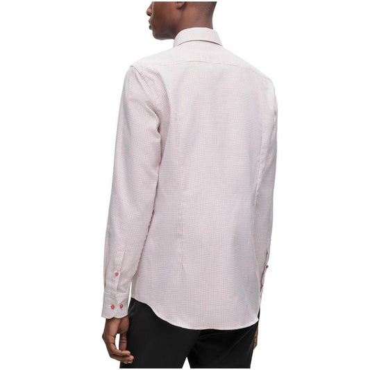 Men's Structured Cotton Slim-Fit Dress Shirt