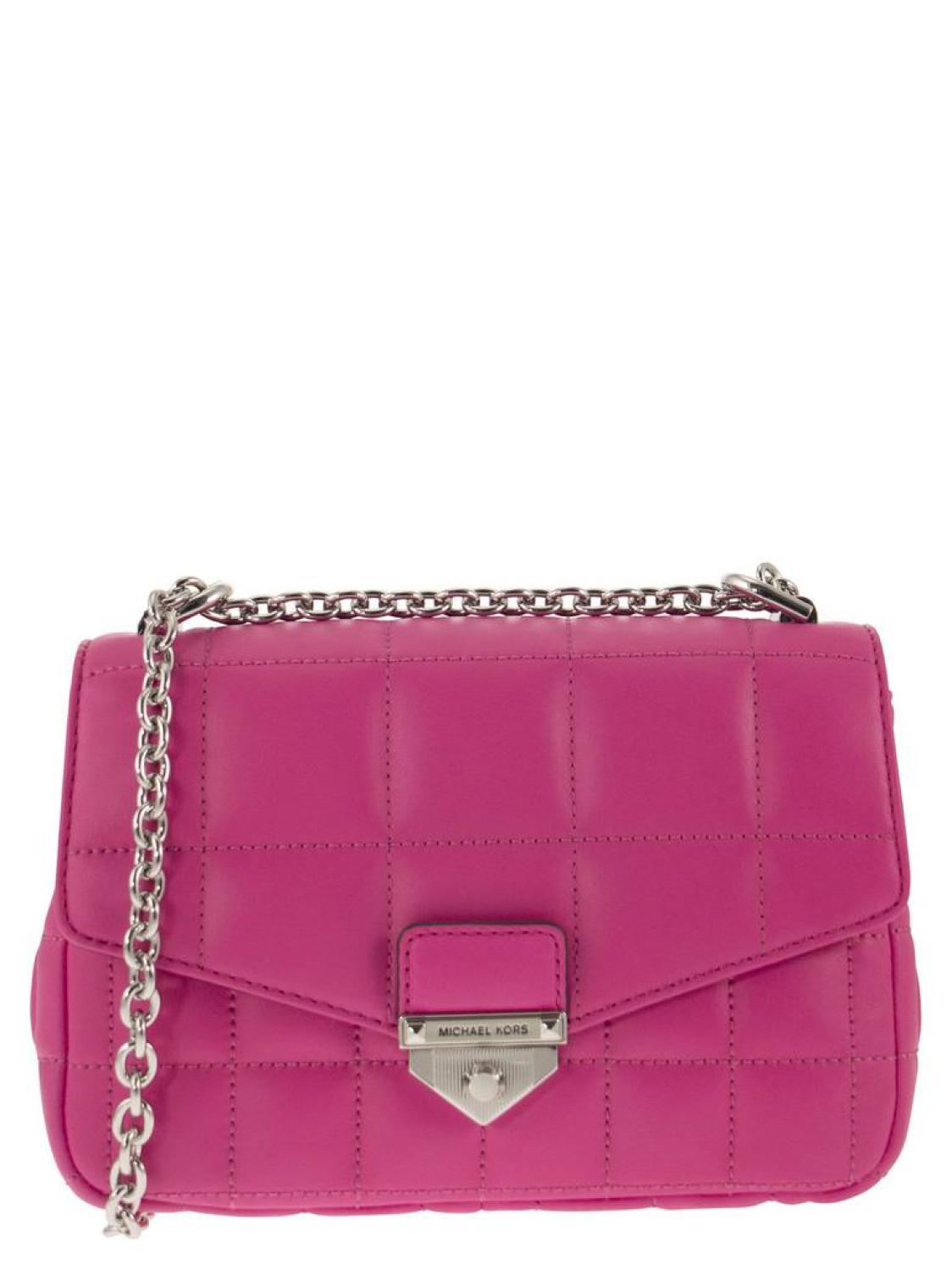 Michael Kors Collection Soho Chain-Linked Quilted Shoulder Bag