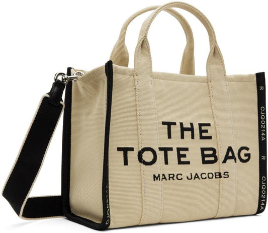 Beige 'The Jacquard Medium' Tote