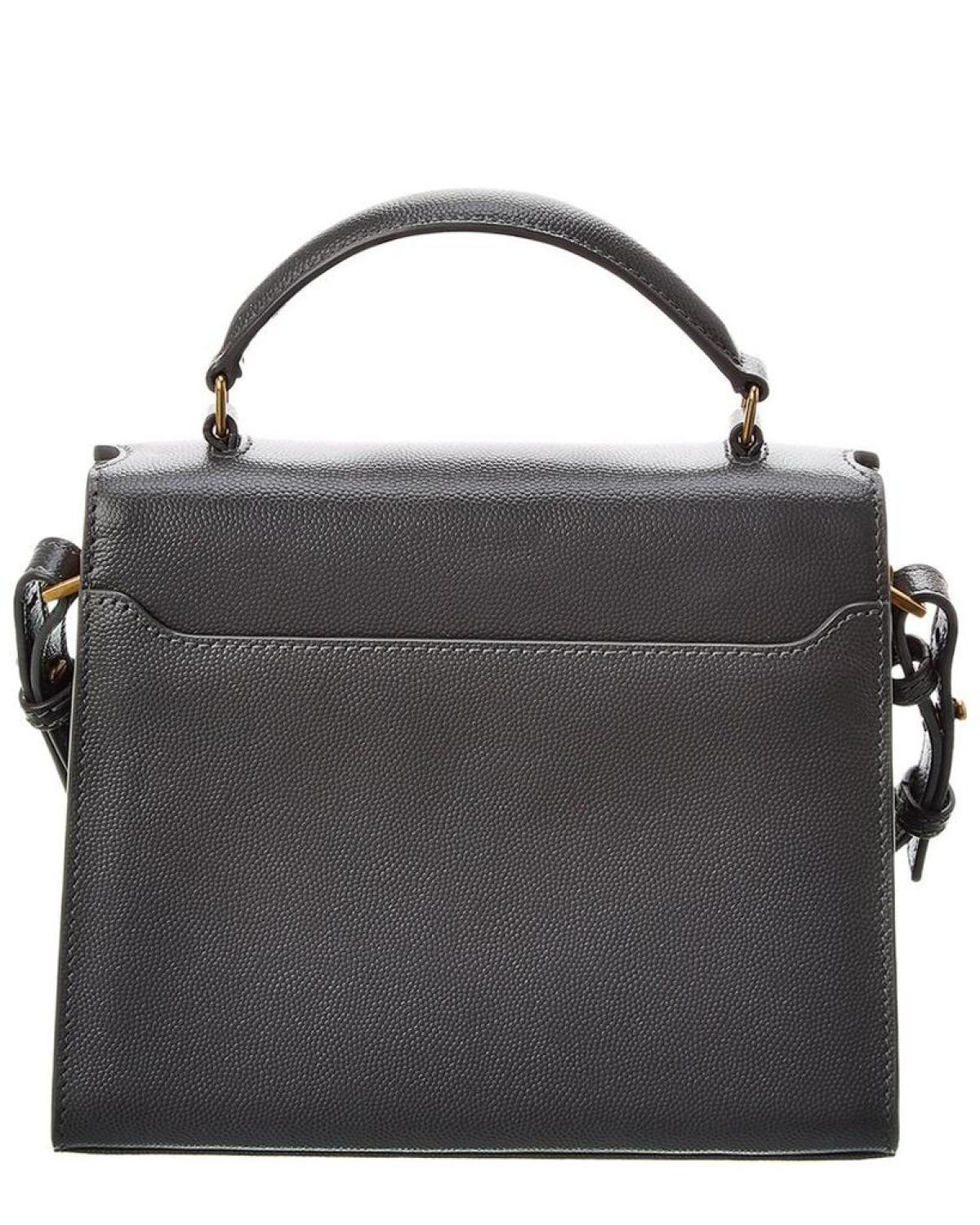 Saint Laurent Cassandra Mini Leather Shoulder Bag