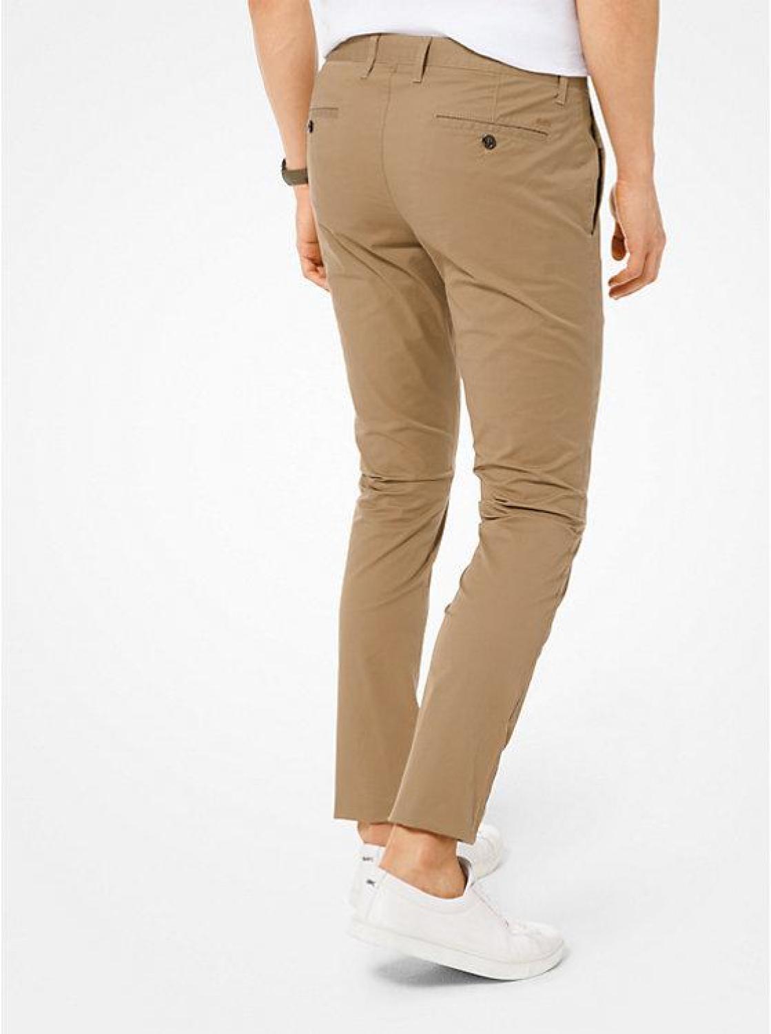 Skinny-Fit Stretch-Cotton Chino Pants