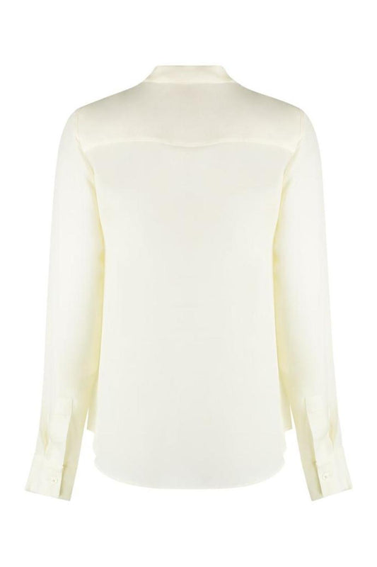 Michael Michael Kors Tie-Neck Buttoned Blouse