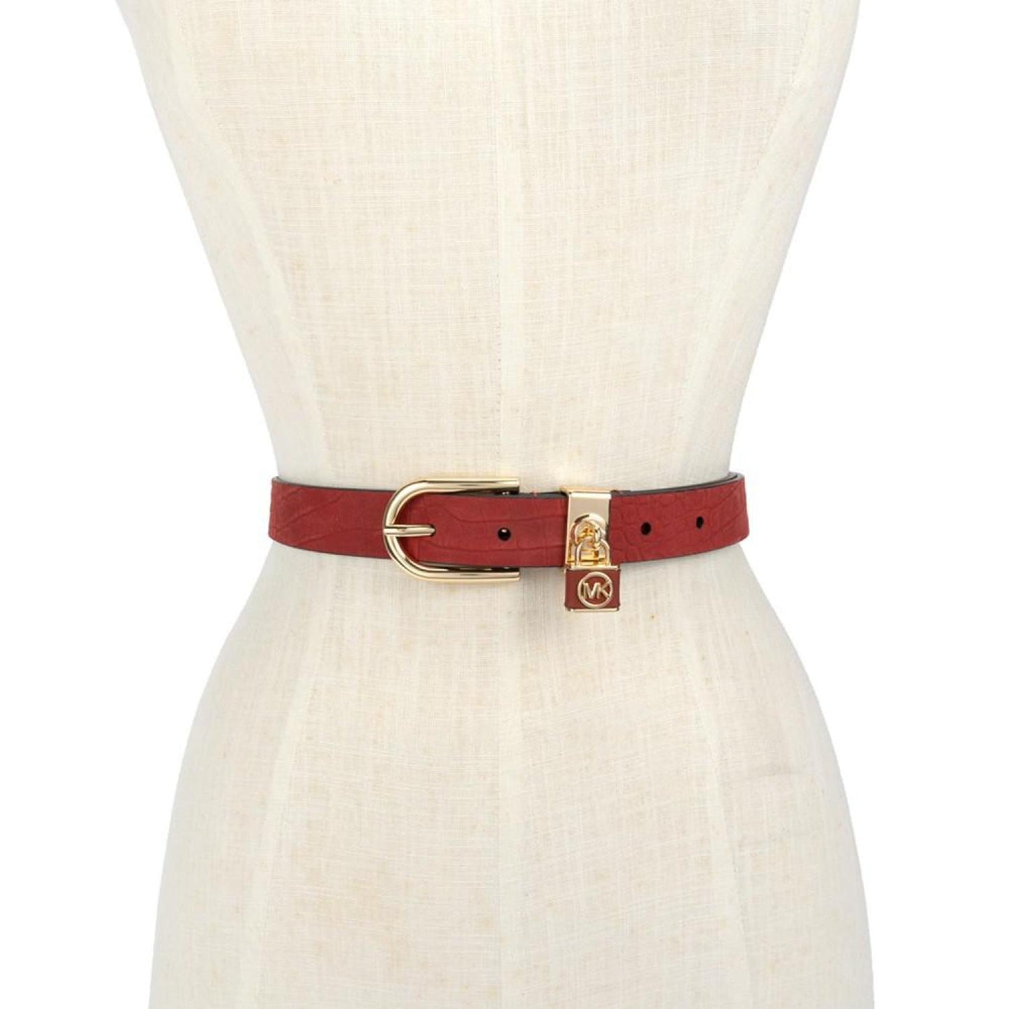 Women's Croc-Embossed Belt