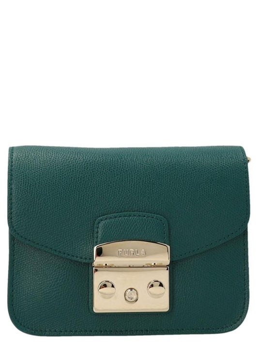 Furla Metropolis Logo-Engraved Mini Crossbody Bag