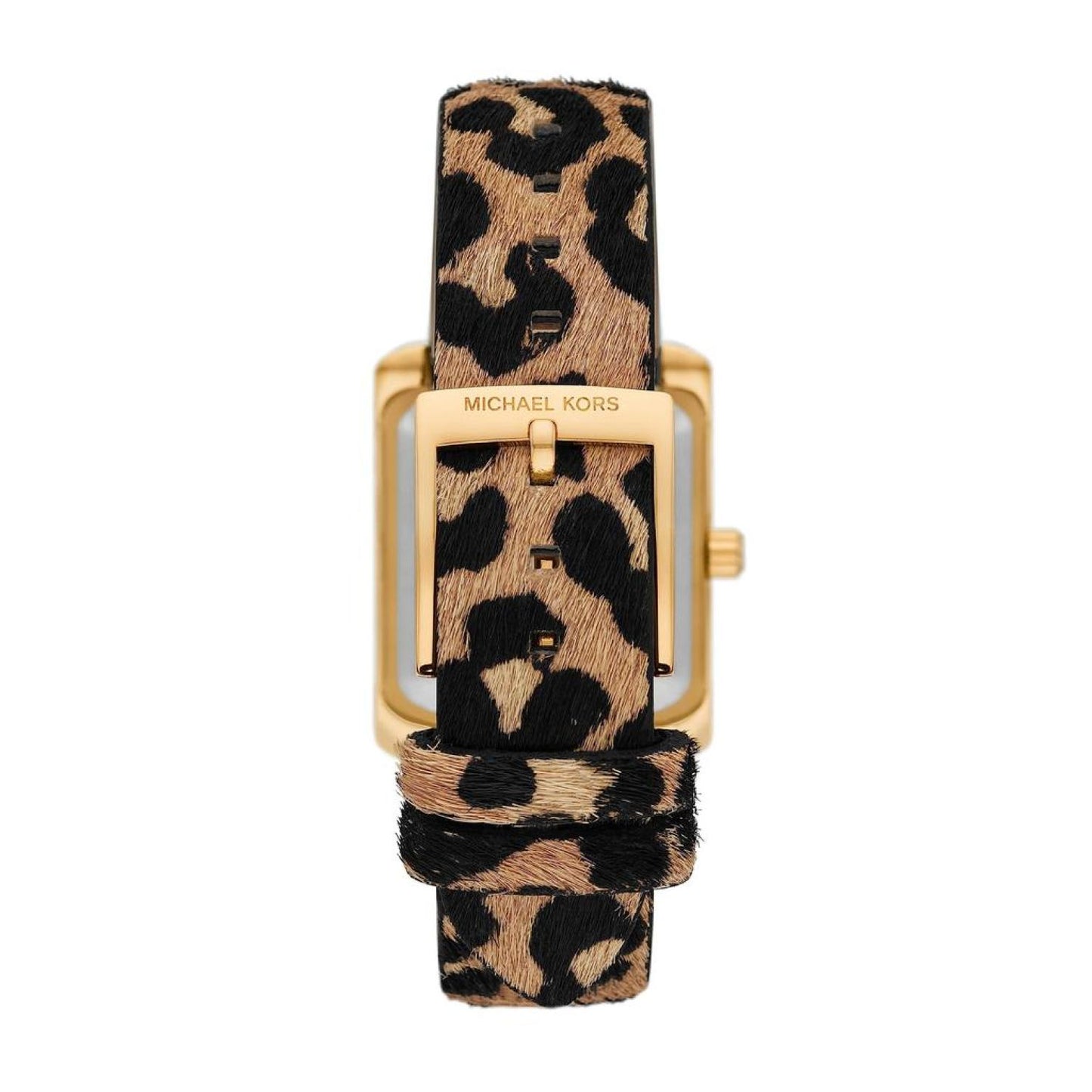 MK7387 - Emery Three-Hand Animal Print Leather Watch