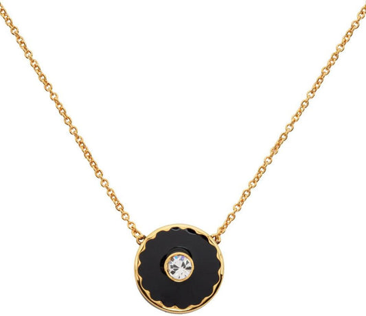 Black & Gold 'The Medallion Pendant' Necklace