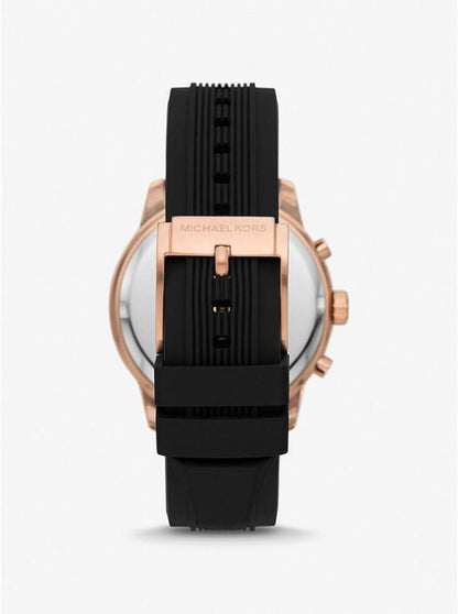 Oversized Cunningham Rose Gold-Tone and Silicone Watch