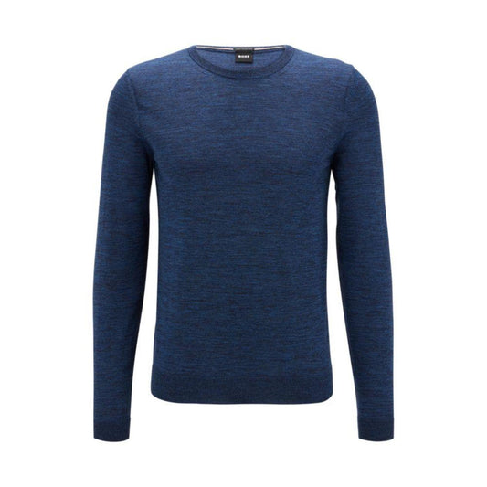 Slim-fit sweater in virgin wool