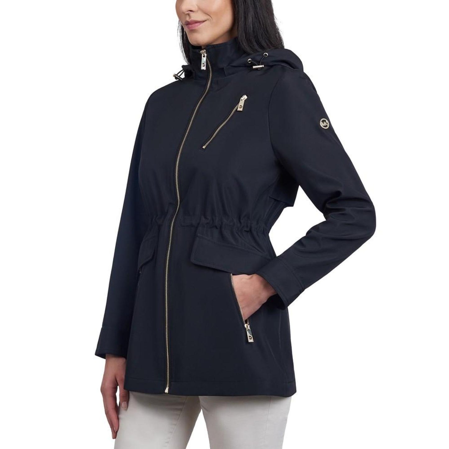 Women's Hooded Water-Resistant Anorak Coat