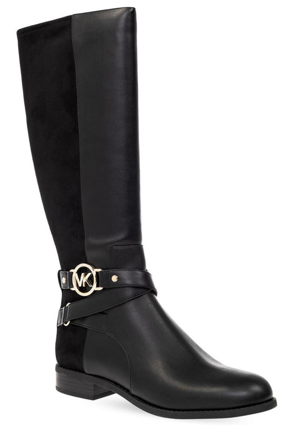 Michael Michael Kors Rory Logo Plaque Boots