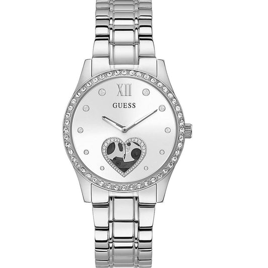 Guess Women's Classic Silver Dial Watch