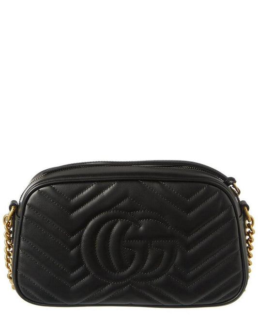 Gucci GG Marmont Small Matelasse Leather Crossbody Camera Bag