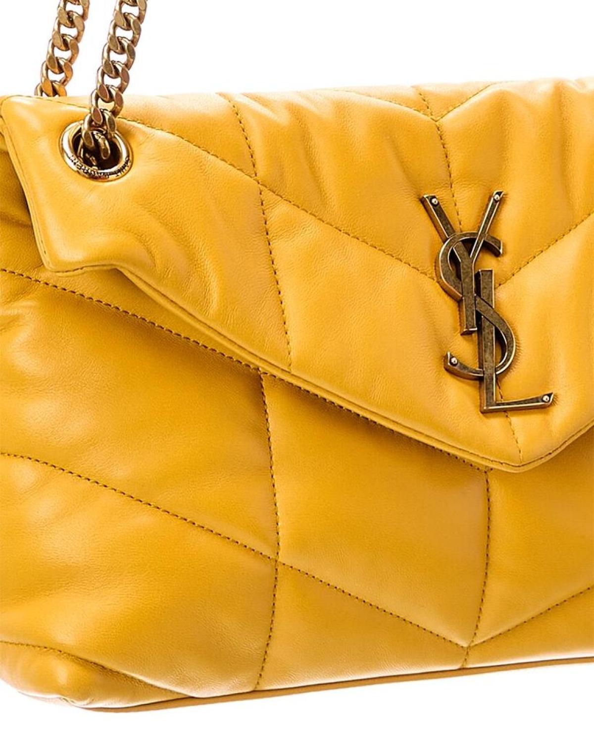 Saint Laurent Loulou Puffer Small Leather Shoulder Bag