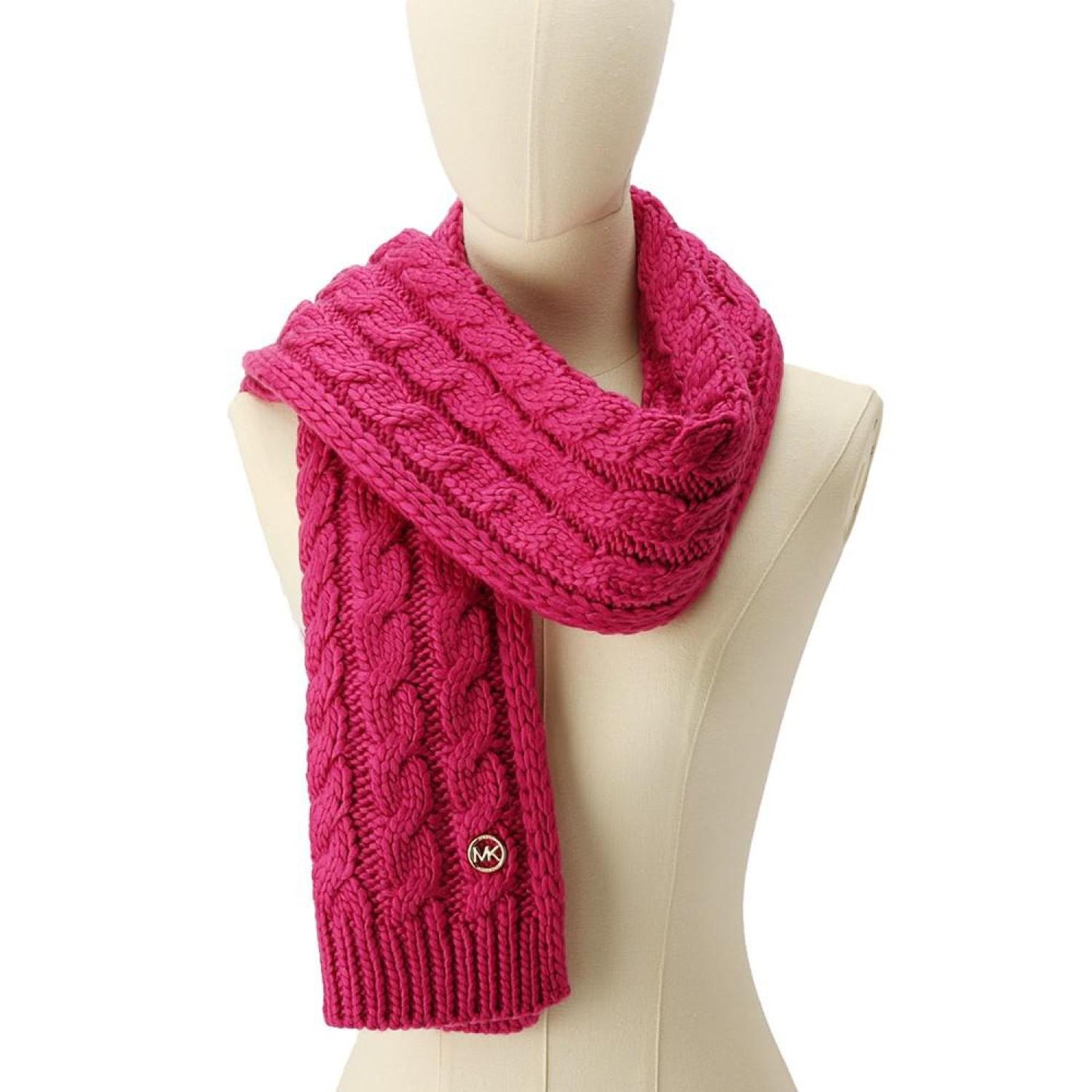 Women's Moving Cables Knit Scarf