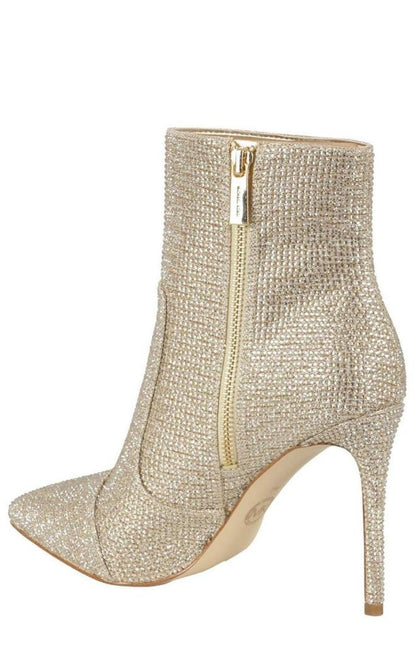 Michael Michael Kors Rue Glitter Embellished Heeled Ankle Boots