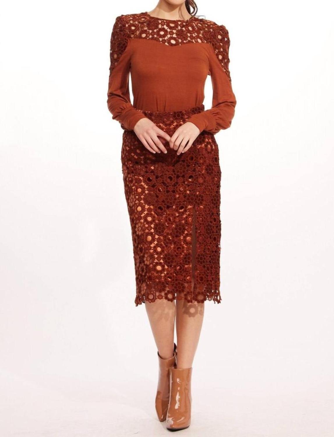 Brina Skirt In Sumatra Lace