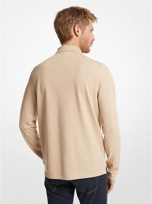 Cotton Half-Zip Polo Sweater