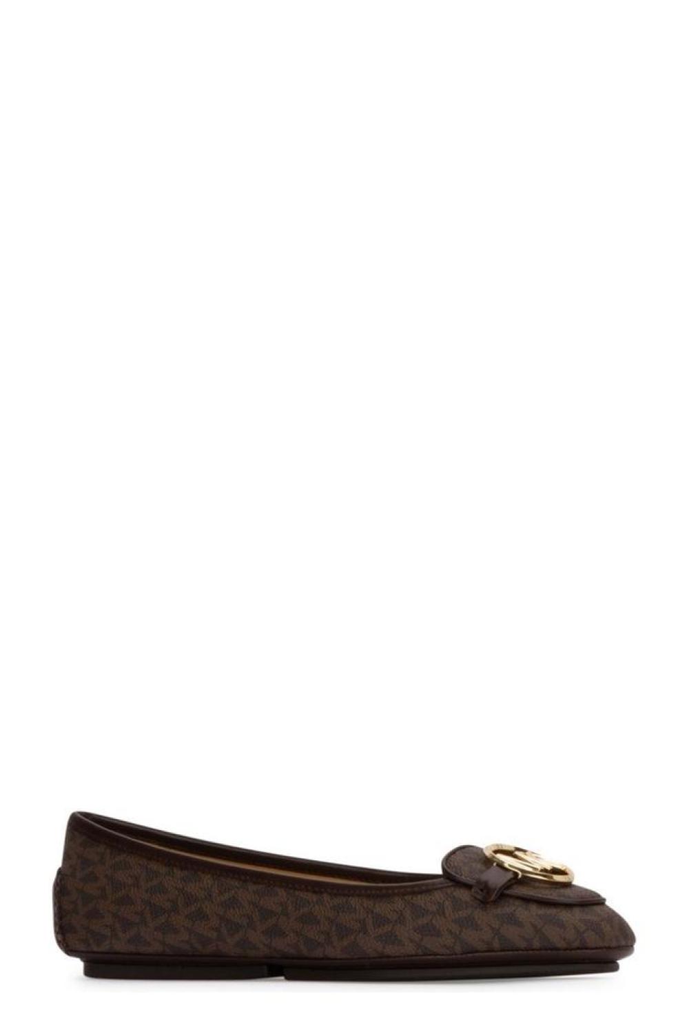 Michael Michael Kors Logo Plaque Ballerina Flats