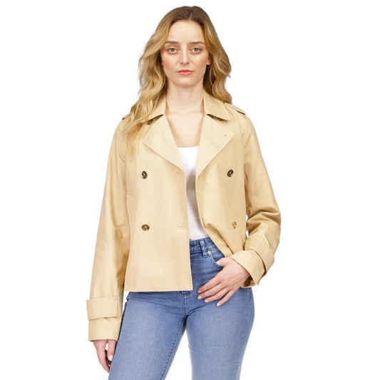 Women's Cotton Cropped Peacoat