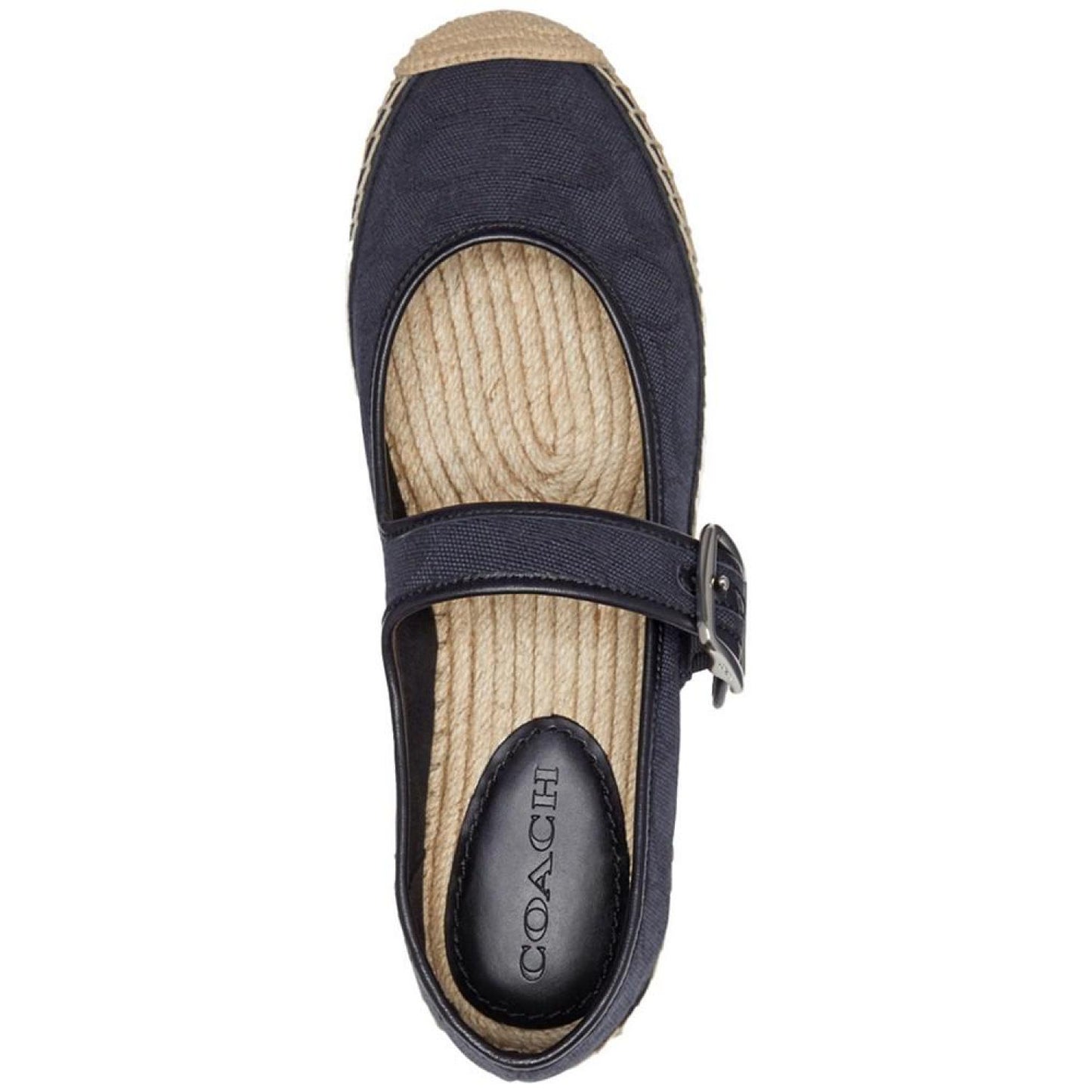 Women's Courtney Mary Jane Signature "C" Espadrille Flats