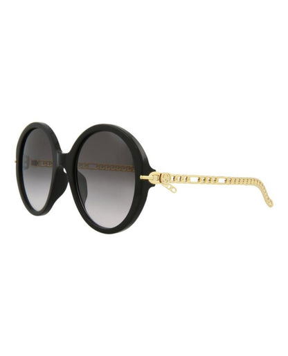 Round/Oval-Frame Acetate Sunglasses