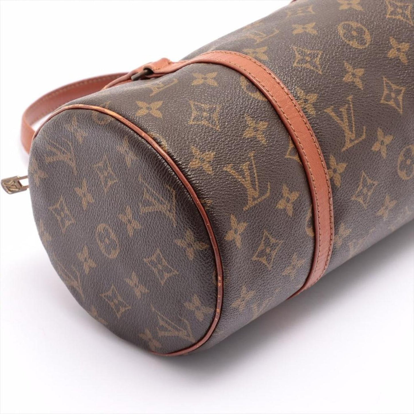 Louis Vuitton Brown Monogram Canvas Leather Papillon 30 cm Shoulder Bag