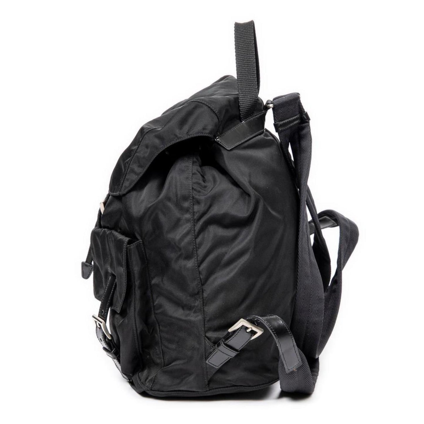 Drawstring Flap Backpack