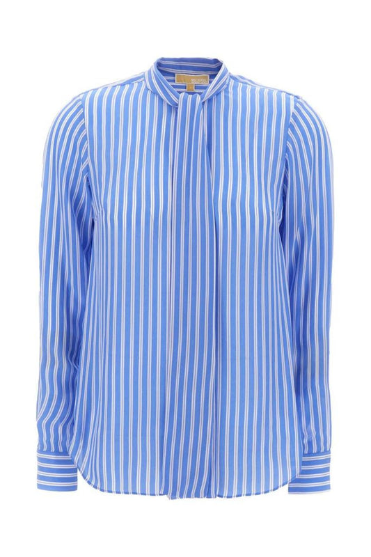 Michael Kors Striped Long-Sleeved Top